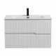 Тумба подвесная CEZARES DUET-N-800-2C-SO-FBS-P с раковиной CZR-8095-80, ясень белый софт Тумба подвесная CEZARES DUET-N-800-2C-SO-FBS-P с раковиной CZR-8095-80, ясень белый софт