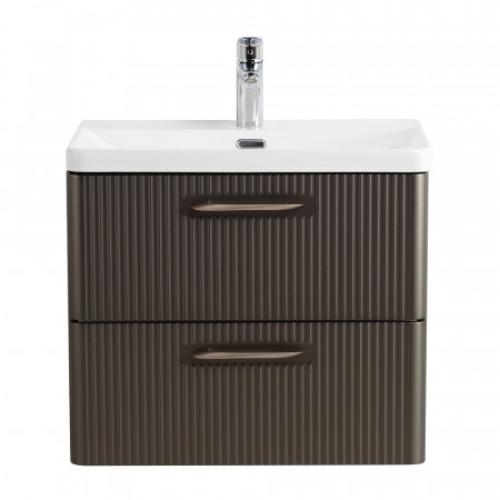 Подвесная тумба с раковиной Belbagno DUE 60 см Оружейная сталь DUE-600-2C-SO-GM-P + BB-8076-3-60 Подвесная тумба с раковиной Belbagno DUE 60 см Оружейная сталь DUE-600-2C-SO-GM-P + BB-8076-3-60
