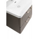 Подвесная тумба с раковиной Belbagno DUE 60 см Оружейная сталь DUE-600-2C-SO-GM-P + BB-8076-3-60 Подвесная тумба с раковиной Belbagno DUE 60 см Оружейная сталь DUE-600-2C-SO-GM-P + BB-8076-3-60