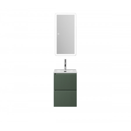 Тумба с раковиной подвесная BelBagno UNO-MINI-400-2C-SO-VO Еловый матовый, раковина белая BB-8099-3-40 Тумба с раковиной подвесная BelBagno UNO-MINI-400-2C-SO-VO Еловый матовый, раковина белая BB-8099-3-40
