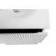 Тумба с раковиной подвесная BelBagno UNO-MINI-1000-2C-SO-BO Bianco Opaco, раковина белая BB-8099-3-100 Тумба с раковиной подвесная BelBagno UNO-MINI-1000-2C-SO-BO Bianco Opaco, раковина белая BB-8099-3-100
