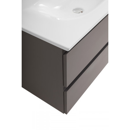 Тумба с раковиной подвесная BelBagno KRAFT-1000-2C-SO-GSO Темно-Серый матовый, раковина белая BB-8099-100 Тумба с раковиной подвесная BelBagno KRAFT-1000-2C-SO-GSO Темно-Серый матовый, раковина белая BB-8099-100