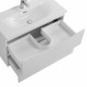 Тумба с раковиной подвесная BelBagno MARINO-CER-MINI-800-2C-SO-BO-P Bianco Opaco, раковина белая BB-8099-3-80 Тумба с раковиной подвесная BelBagno MARINO-CER-MINI-800-2C-SO-BO-P Bianco Opaco, раковина белая BB-8099-3-80