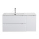 Подвесная тумба с раковиной BelBagno ETNA 100 Bianco Lucido левая, ETNA-1000-2C-1A-SO-BL-L + BB1000ETL-L Подвесная тумба с раковиной BelBagno ETNA 100 Bianco Lucido левая, ETNA-1000-2C-1A-SO-BL-L + BB1000ETL-L
