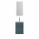 Тумба с раковиной подвесная BelBagno UNO-MINI-400-2C-SO-AO Голубой матовый, раковина белая BB-8099-3-40 Тумба с раковиной подвесная BelBagno UNO-MINI-400-2C-SO-AO Голубой матовый, раковина белая BB-8099-3-40