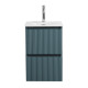 Тумба с раковиной подвесная BelBagno UNO-MINI-400-2C-SO-AO Голубой матовый, раковина белая BB-8099-3-40 Тумба с раковиной подвесная BelBagno UNO-MINI-400-2C-SO-AO Голубой матовый, раковина белая BB-8099-3-40
