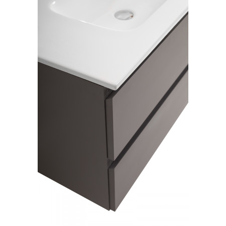 Тумба с раковиной подвесная BelBagno KRAFT-900-2C-SO-GSO Темно-Серый матовый, раковина белая BB900ETL Тумба с раковиной подвесная BelBagno KRAFT-900-2C-SO-GSO Темно-Серый матовый, раковина белая BB900ETL