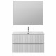 Тумба с раковиной подвесная BelBagno UNO-MINI-900-2C-SO-BO Bianco Opaco, раковина белая BB-8099-3-90 Тумба с раковиной подвесная BelBagno UNO-MINI-900-2C-SO-BO Bianco Opaco, раковина белая BB-8099-3-90