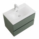 Тумба с раковиной подвесная BelBagno KRAFT-700-2C-SO-VO Еловый матовый, раковина белая BB-8099-70 Тумба с раковиной подвесная BelBagno KRAFT-700-2C-SO-VO Еловый матовый, раковина белая BB-8099-70