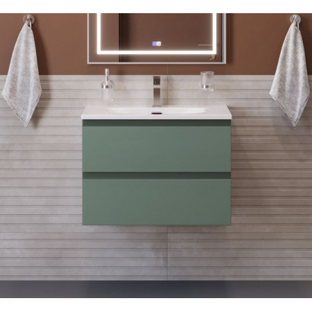 Тумба с раковиной подвесная BelBagno KRAFT-700-2C-SO-VO Еловый матовый, раковина белая BB-8099-70 Тумба с раковиной подвесная BelBagno KRAFT-700-2C-SO-VO Еловый матовый, раковина белая BB-8099-70