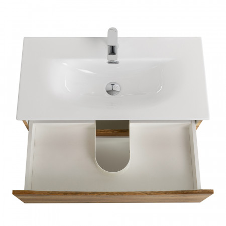 Тумба с раковиной подвесная BelBagno MARINO-CER-MINI-900-2C-SO-RR-P Rovere Rustico, раковина белая BB-8099-3-90 Тумба с раковиной подвесная BelBagno MARINO-CER-MINI-900-2C-SO-RR-P Rovere Rustico, раковина белая BB-8099-3-90