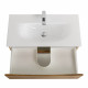 Тумба с раковиной подвесная BelBagno MARINO-CER-MINI-900-2C-SO-RR-P Rovere Rustico, раковина белая BB-8099-3-90 Тумба с раковиной подвесная BelBagno MARINO-CER-MINI-900-2C-SO-RR-P Rovere Rustico, раковина белая BB-8099-3-90