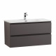 Тумба с раковиной подвесная BelBagno KRAFT-1000-2C-SO-GSO Темно-Серый матовый, раковина белая BB1000ETL Тумба с раковиной подвесная BelBagno KRAFT-1000-2C-SO-GSO Темно-Серый матовый, раковина белая BB1000ETL