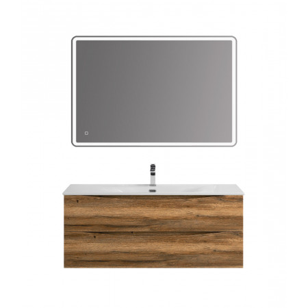 Тумба с раковиной подвесная BelBagno MARINO-CER-N-1200-2C-SO-RR-P Rovere Rustico, раковина белая BB-8099-120 Тумба с раковиной подвесная BelBagno MARINO-CER-N-1200-2C-SO-RR-P Rovere Rustico, раковина белая BB-8099-120