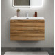 Тумба с раковиной подвесная BelBagno MARINO-CER-MINI-800-2C-SO-RR-P Rovere Rustico, раковина белая BB-8099-3-80 Тумба с раковиной подвесная BelBagno MARINO-CER-MINI-800-2C-SO-RR-P Rovere Rustico, раковина белая BB-8099-3-80