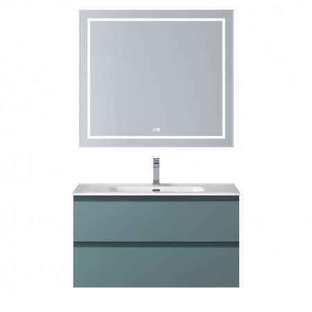 Тумба с раковиной подвесная BelBagno KRAFT-900-2C-SO-AO Голубой матовый, раковина белая BB900ETL Тумба с раковиной подвесная BelBagno KRAFT-900-2C-SO-AO Голубой матовый, раковина белая BB900ETL