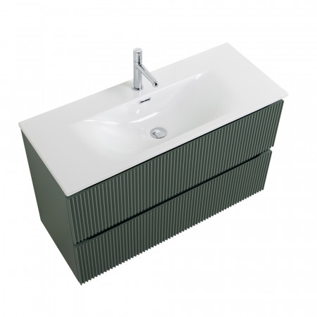 Тумба с раковиной подвесная BelBagno UNO-MINI-1000-2C-SO-VO Еловый матовый, раковина белая BB-8099-3-100 Тумба с раковиной подвесная BelBagno UNO-MINI-1000-2C-SO-VO Еловый матовый, раковина белая BB-8099-3-100