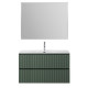Тумба с раковиной подвесная BelBagno UNO-MINI-1000-2C-SO-VO Еловый матовый, раковина белая BB-8099-3-100 Тумба с раковиной подвесная BelBagno UNO-MINI-1000-2C-SO-VO Еловый матовый, раковина белая BB-8099-3-100