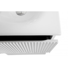 Тумба с раковиной подвесная BelBagno UNO-MINI-600-2C-SO-BO Bianco Opaco, раковина белая BB-8099-3-60