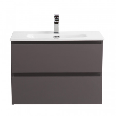 Тумба с раковиной подвесная BelBagno KRAFT-600-2C-SO-GSO Темно-Серый матовый, раковина белая BB600ETL Тумба с раковиной подвесная BelBagno KRAFT-600-2C-SO-GSO Темно-Серый матовый, раковина белая BB600ETL
