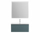 Тумба с раковиной подвесная BelBagno UNO-800-1C-SO-AO Голубой матовый, раковина белая BB-8099-80 Тумба с раковиной подвесная BelBagno UNO-800-1C-SO-AO Голубой матовый, раковина белая BB-8099-80