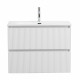 Тумба с раковиной подвесная BelBagno UNO-MINI-700-2C-SO-BO Bianco Opaco, раковина белая BB-8099-3-70 Тумба с раковиной подвесная BelBagno UNO-MINI-700-2C-SO-BO Bianco Opaco, раковина белая BB-8099-3-70