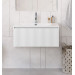Тумба с раковиной подвесная BelBagno UNO-800-1C-SO-BO Bianco Opaco, раковина белая BB-8099-80