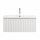 Тумба с раковиной подвесная BelBagno UNO-800-1C-SO-BO Bianco Opaco, раковина белая BB-8099-80 Тумба с раковиной подвесная BelBagno UNO-800-1C-SO-BO Bianco Opaco, раковина белая BB-8099-80