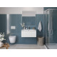 Тумба с раковиной подвесная BelBagno UNO-800-1C-SO-BO Bianco Opaco, раковина белая BB-8099-80 Тумба с раковиной подвесная BelBagno UNO-800-1C-SO-BO Bianco Opaco, раковина белая BB-8099-80