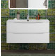 Тумба с раковиной подвесная BelBagno MARINO-CER-N-1000-2C-SO-BO-P Bianco Opaco, раковина белая BB-8099-100 Тумба с раковиной подвесная BelBagno MARINO-CER-N-1000-2C-SO-BO-P Bianco Opaco, раковина белая BB-8099-100