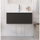 Тумба с раковиной подвесная BelBagno UNO-800-1C-SO-GSO Темно-Серый матовый, раковина белая BB-8099-80 Тумба с раковиной подвесная BelBagno UNO-800-1C-SO-GSO Темно-Серый матовый, раковина белая BB-8099-80
