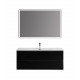 Тумба с раковиной подвесная BelBagno MARINO-CER-N-1200-2C-SO-NL-P Nero Lucido, раковина белая BB-8099-120 Тумба с раковиной подвесная BelBagno MARINO-CER-N-1200-2C-SO-NL-P Nero Lucido, раковина белая BB-8099-120