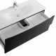 Тумба с раковиной подвесная BelBagno MARINO-CER-N-1200-2C-SO-NL-P Nero Lucido, раковина белая BB-8099-120 Тумба с раковиной подвесная BelBagno MARINO-CER-N-1200-2C-SO-NL-P Nero Lucido, раковина белая BB-8099-120