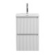Тумба с раковиной подвесная BelBagno UNO-MINI-400-2C-SO-BO Bianco Opaco, раковина белая BB-8099-3-40 Тумба с раковиной подвесная BelBagno UNO-MINI-400-2C-SO-BO Bianco Opaco, раковина белая BB-8099-3-40