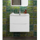 Тумба с раковиной подвесная BelBagno MARINO-CER-N-600-2C-SO-BO-P Bianco Opaco, раковина белая BB-8099-60