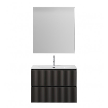 Тумба с раковиной подвесная BelBagno UNO-MINI-700-2C-SO-GSO Темно-Серый матовый, раковина белая BB-8099-3-70 Тумба с раковиной подвесная BelBagno UNO-MINI-700-2C-SO-GSO Темно-Серый матовый, раковина белая BB-8099-3-70