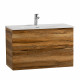 Тумба с раковиной подвесная BelBagno MARINO-CER-MINI-700-2C-SO-RR-P Rovere Rustico, раковина белая BB-8099-3-70 Тумба с раковиной подвесная BelBagno MARINO-CER-MINI-700-2C-SO-RR-P Rovere Rustico, раковина белая BB-8099-3-70
