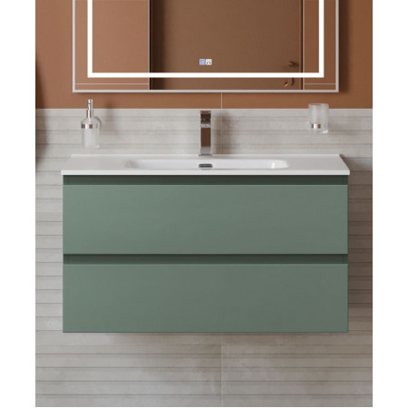 Тумба с раковиной подвесная BelBagno KRAFT-900-2C-SO-VO Еловый матовый, раковина белая BB900ETL Тумба с раковиной подвесная BelBagno KRAFT-900-2C-SO-VO Еловый матовый, раковина белая BB900ETL