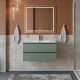 Тумба с раковиной подвесная BelBagno KRAFT-900-2C-SO-VO Еловый матовый, раковина белая BB900ETL Тумба с раковиной подвесная BelBagno KRAFT-900-2C-SO-VO Еловый матовый, раковина белая BB900ETL