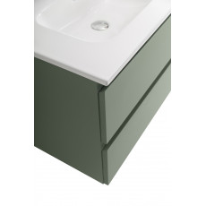 Тумба с раковиной подвесная BelBagno KRAFT-700-2C-SO-VO Еловый матовый, раковина белая BB700ETL