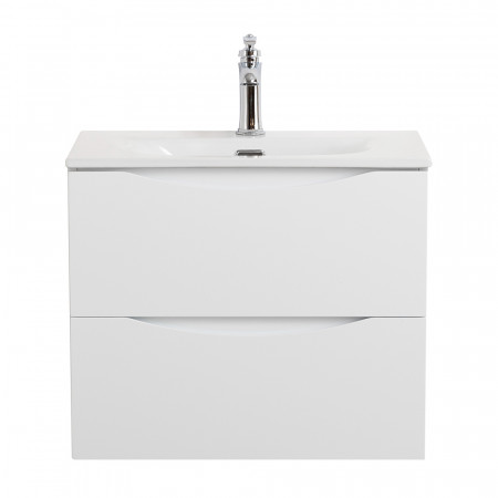 Тумба с раковиной подвесная BelBagno MARINO-CER-MINI-500-2C-SO-BL-P Bianco Lucido, раковина белая BB-8099-3-50 Тумба с раковиной подвесная BelBagno MARINO-CER-MINI-500-2C-SO-BL-P Bianco Lucido, раковина белая BB-8099-3-50