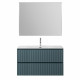Тумба с раковиной подвесная BelBagno UNO-MINI-900-2C-SO-AO Голубой матовый, раковина белая BB-8099-3-90 Тумба с раковиной подвесная BelBagno UNO-MINI-900-2C-SO-AO Голубой матовый, раковина белая BB-8099-3-90