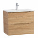 Тумба с раковиной подвесная BelBagno MARINO-CER-MINI-600-2C-SO-WO-P Rovere Bianco, раковина белая BB-8099-3-60 Тумба с раковиной подвесная BelBagno MARINO-CER-MINI-600-2C-SO-WO-P Rovere Bianco, раковина белая BB-8099-3-60