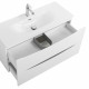 Тумба с раковиной подвесная BelBagno MARINO-CER-MINI-900-2C-SO-BO-P Bianco Opaco, раковина белая BB-8099-3-90 Тумба с раковиной подвесная BelBagno MARINO-CER-MINI-900-2C-SO-BO-P Bianco Opaco, раковина белая BB-8099-3-90
