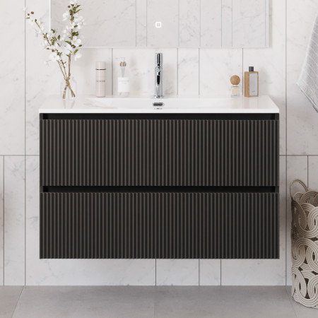 Тумба с раковиной подвесная BelBagno UNO-1200-2C-SO-GSO Темно-Серый матовый, раковина белая BB-8099-120 Тумба с раковиной подвесная BelBagno UNO-1200-2C-SO-GSO Темно-Серый матовый, раковина белая BB-8099-120