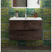 Тумба с раковиной подвесная BelBagno MARINO-CER-N-900-2C-SO-RNG-P Rovere Nature Grigio, раковина белая BB-8099-90