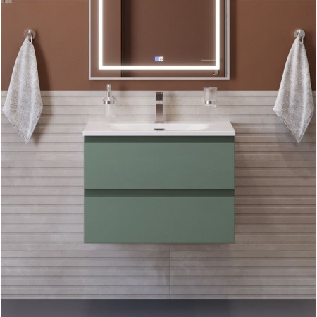Тумба с раковиной подвесная BelBagno KRAFT-600-2C-SO-VO Еловый матовый, раковина белая BB-8099-60 Тумба с раковиной подвесная BelBagno KRAFT-600-2C-SO-VO Еловый матовый, раковина белая BB-8099-60