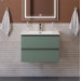 Тумба с раковиной подвесная BelBagno KRAFT-600-2C-SO-VO Еловый матовый, раковина белая BB-8099-60