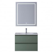 Тумба с раковиной подвесная BelBagno KRAFT-600-2C-SO-VO Еловый матовый, раковина белая BB-8099-60