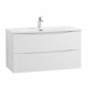 Тумба с раковиной подвесная BelBagno MARINO-CER-N-900-2C-SO-BO-P Bianco Opaco, раковина белая BB-8099-90 Тумба с раковиной подвесная BelBagno MARINO-CER-N-900-2C-SO-BO-P Bianco Opaco, раковина белая BB-8099-90